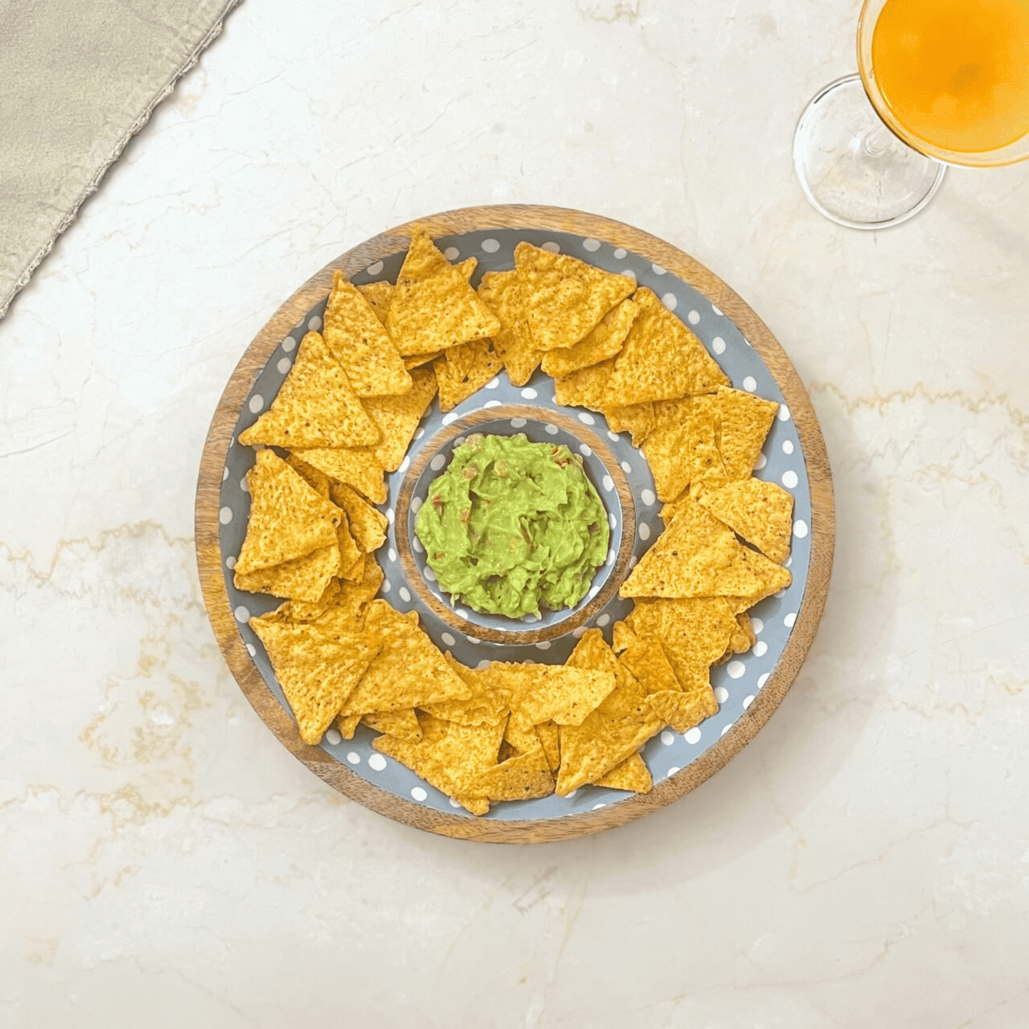 Aqua Dot Chip & Dip Server