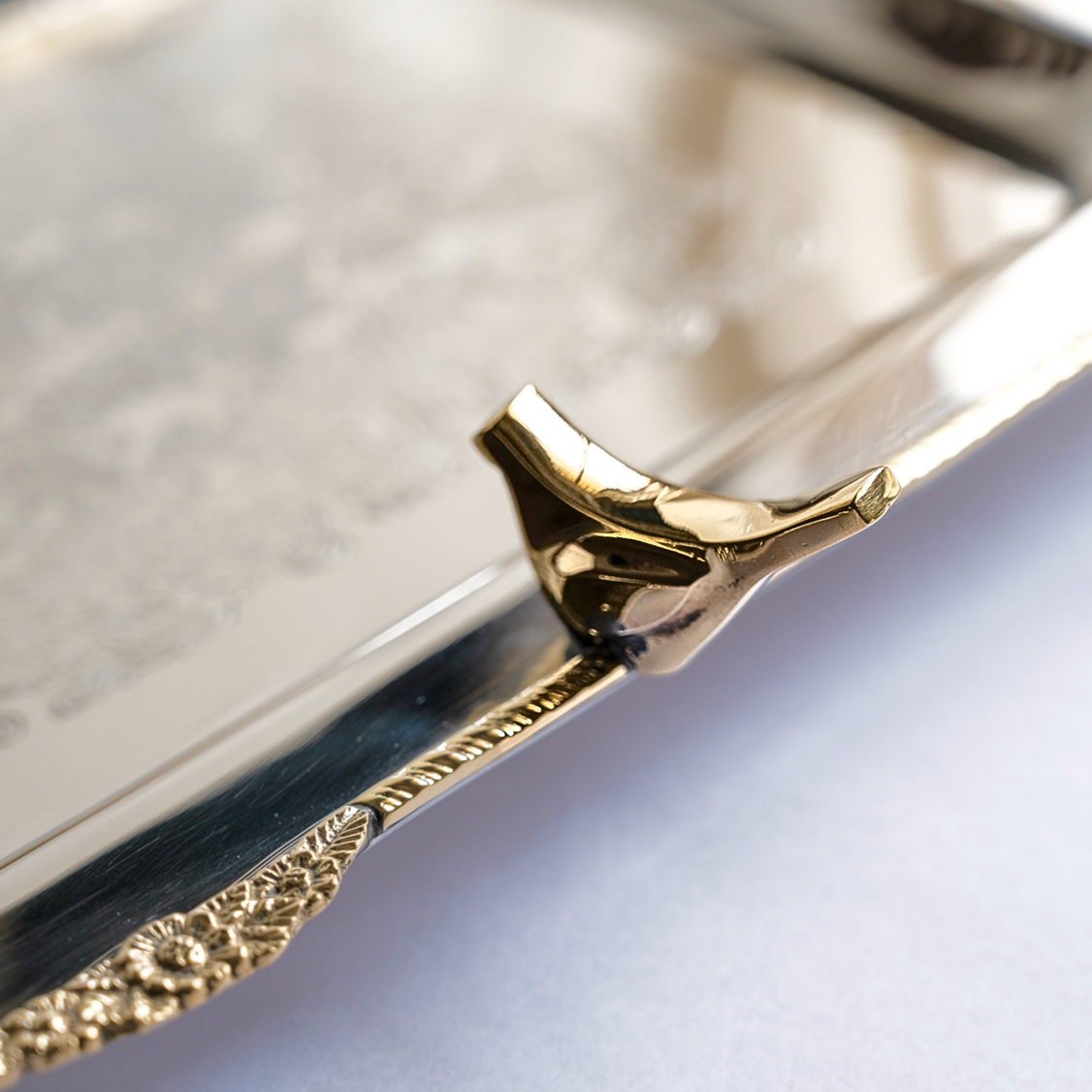 Bird Brass Tray