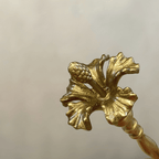 Floral Brass Cake Stand