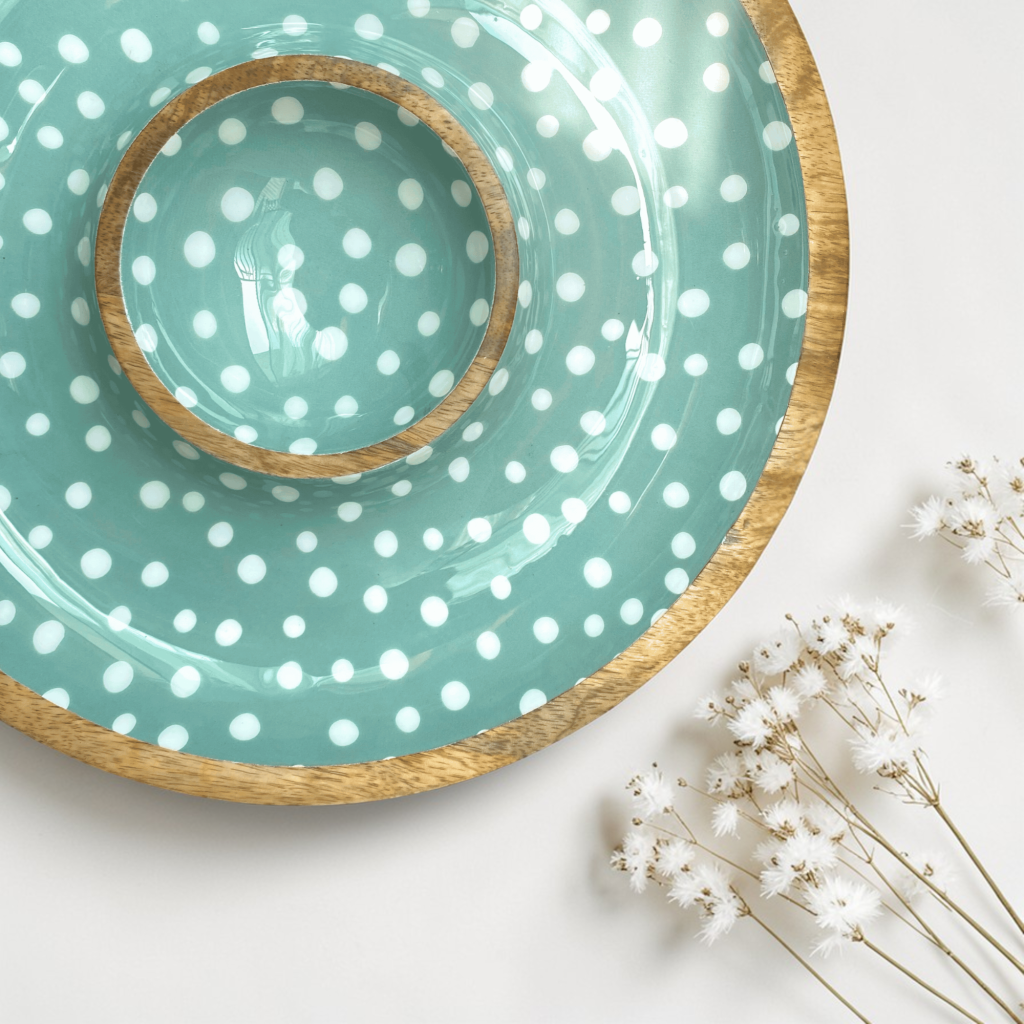 Aqua Dot Chip & Dip Platter