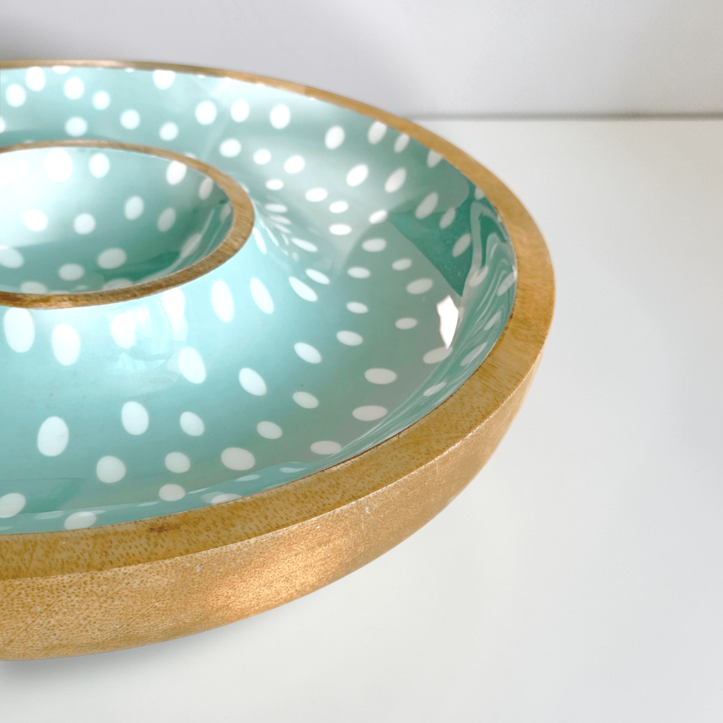 Aqua Dot Chip & Dip Server