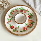 Pomegranate Bloom Chip & Dip Platter