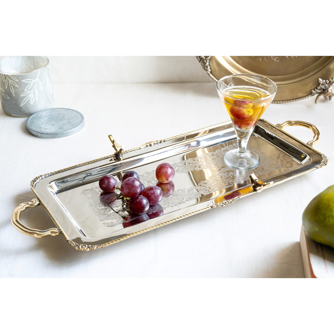 Bird Brass Tray