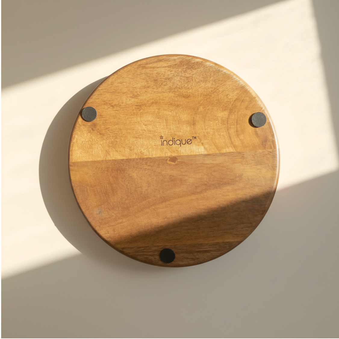 Wooden Roti Box - Peacock Decal