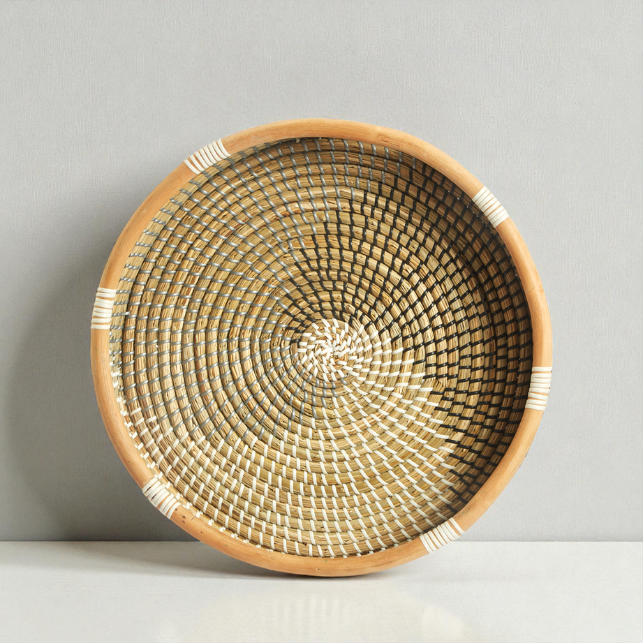 Seagrass Round Tray